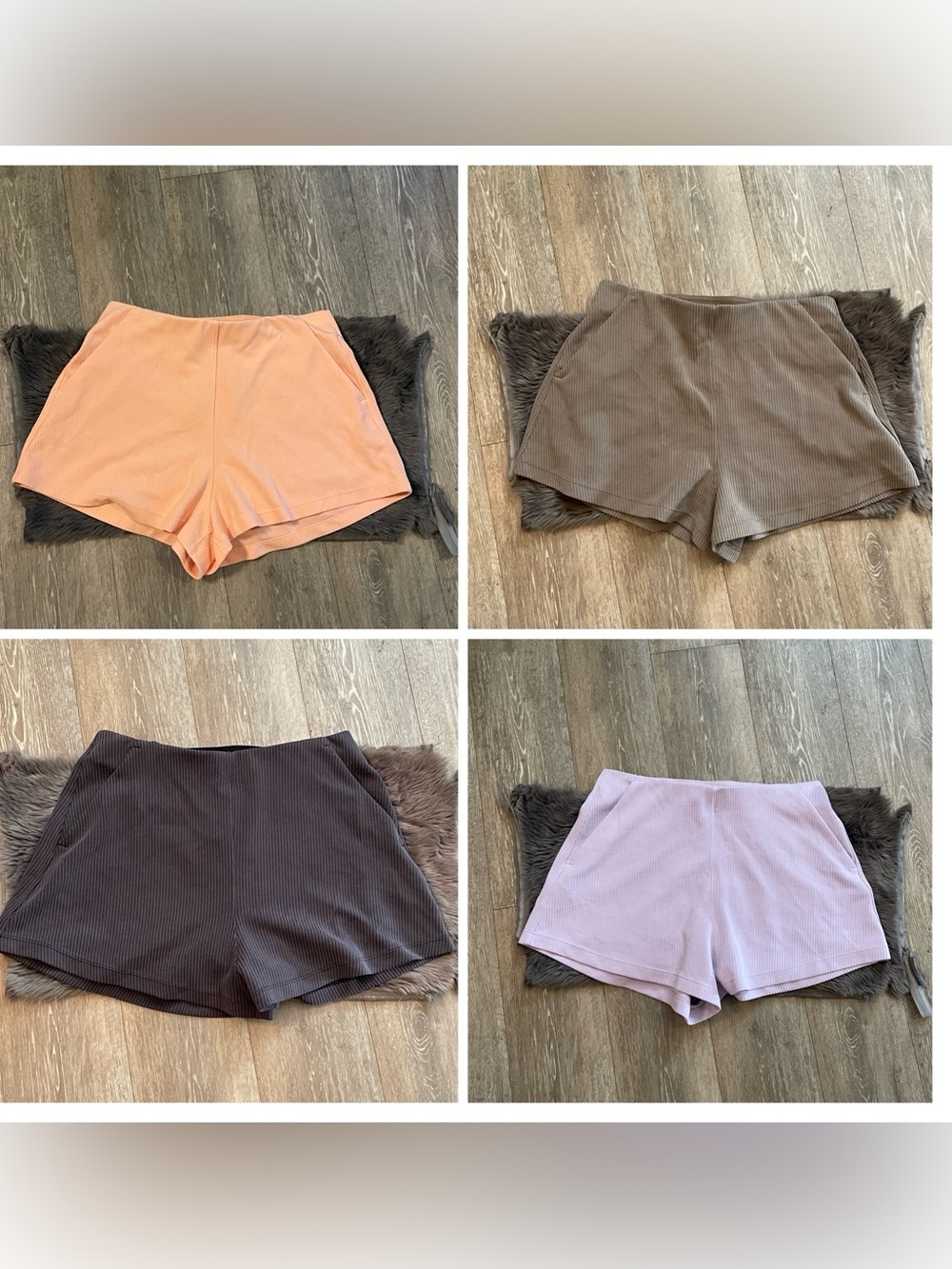Lululemon Ribbed Softstreme High-Rise 2” Short Bundle Size 6 (4 Pairs )
